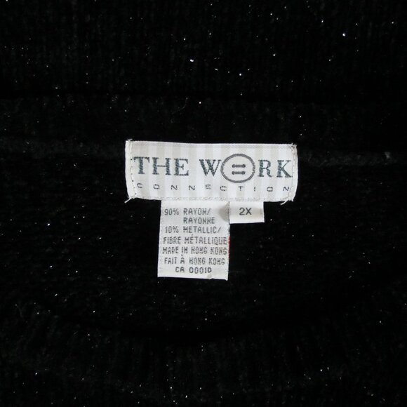 The Work Connection Black Sparkle Long Sleeve Sweater - Picture 7 of 7